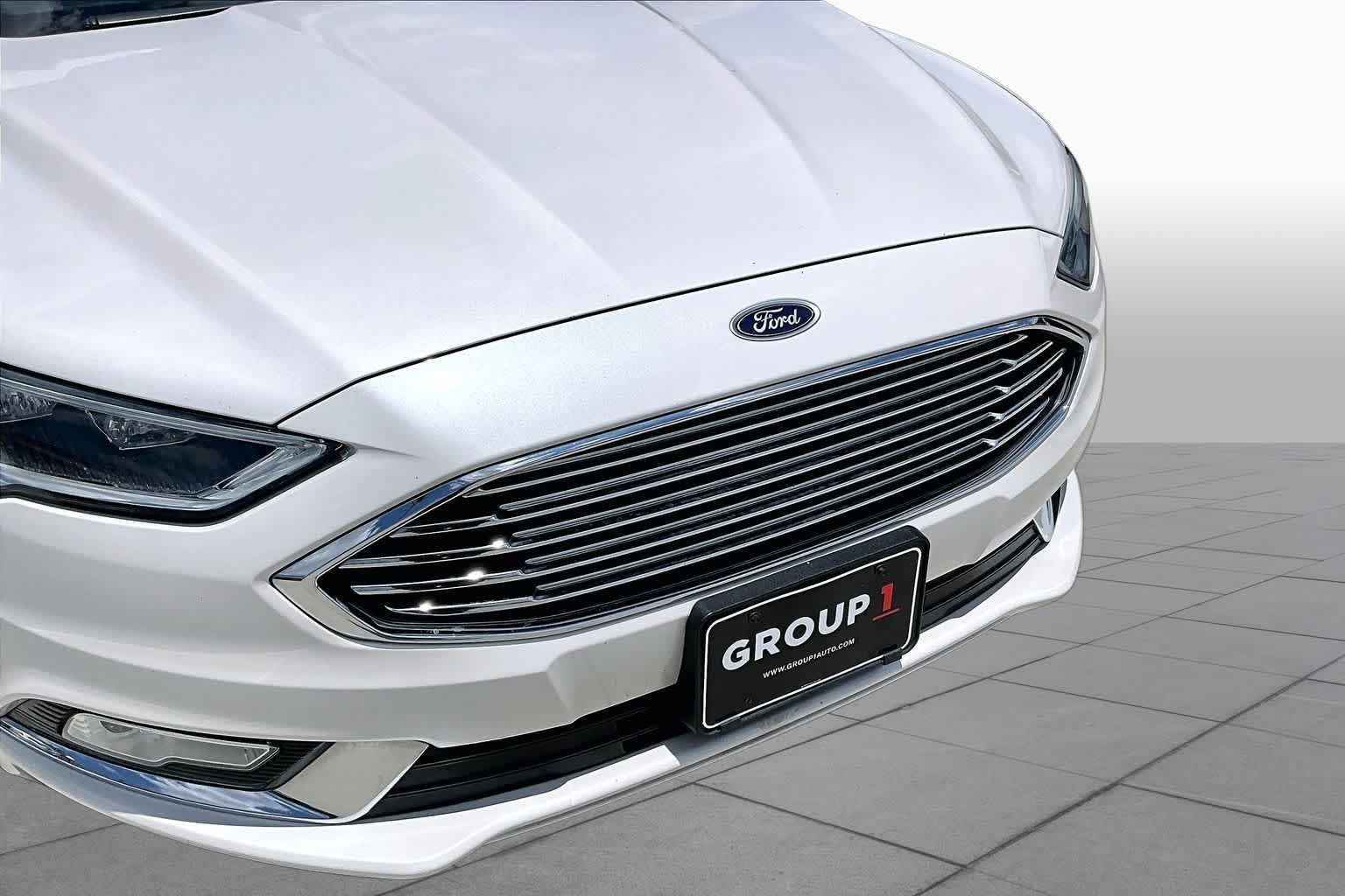 2017 Ford Fusion Energi Titanium White Platinum Metallic Tri-Coat at Beck & Masten Kia