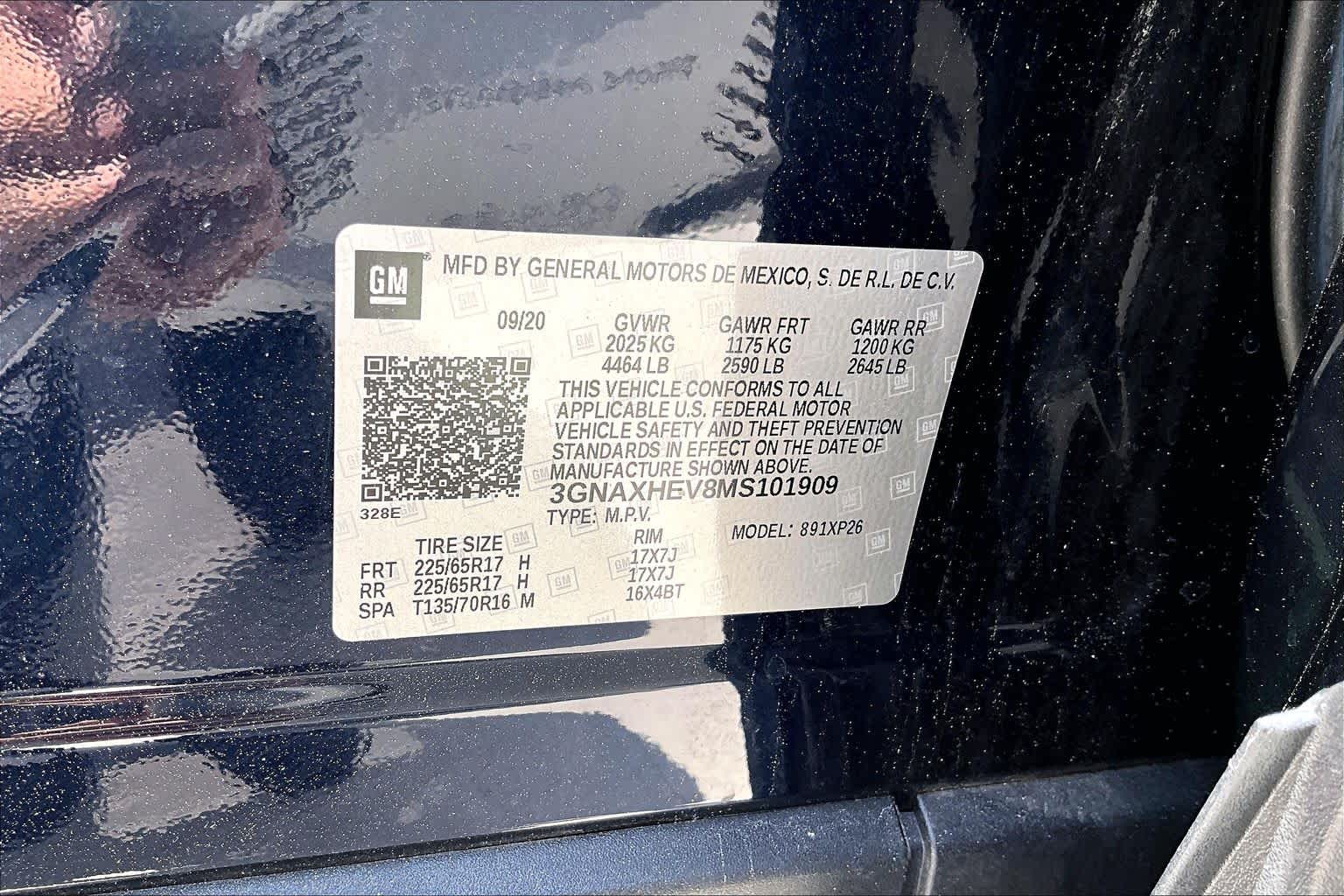 2021 Chevrolet Equinox LS Midnight Blue Metallic at AutoNation USA Houston