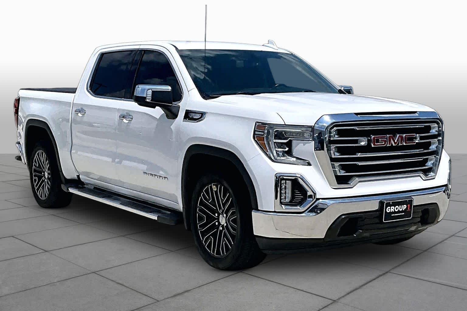 2019 GMC Sierra 1500 SLT Summit White at Texan GMC Buick