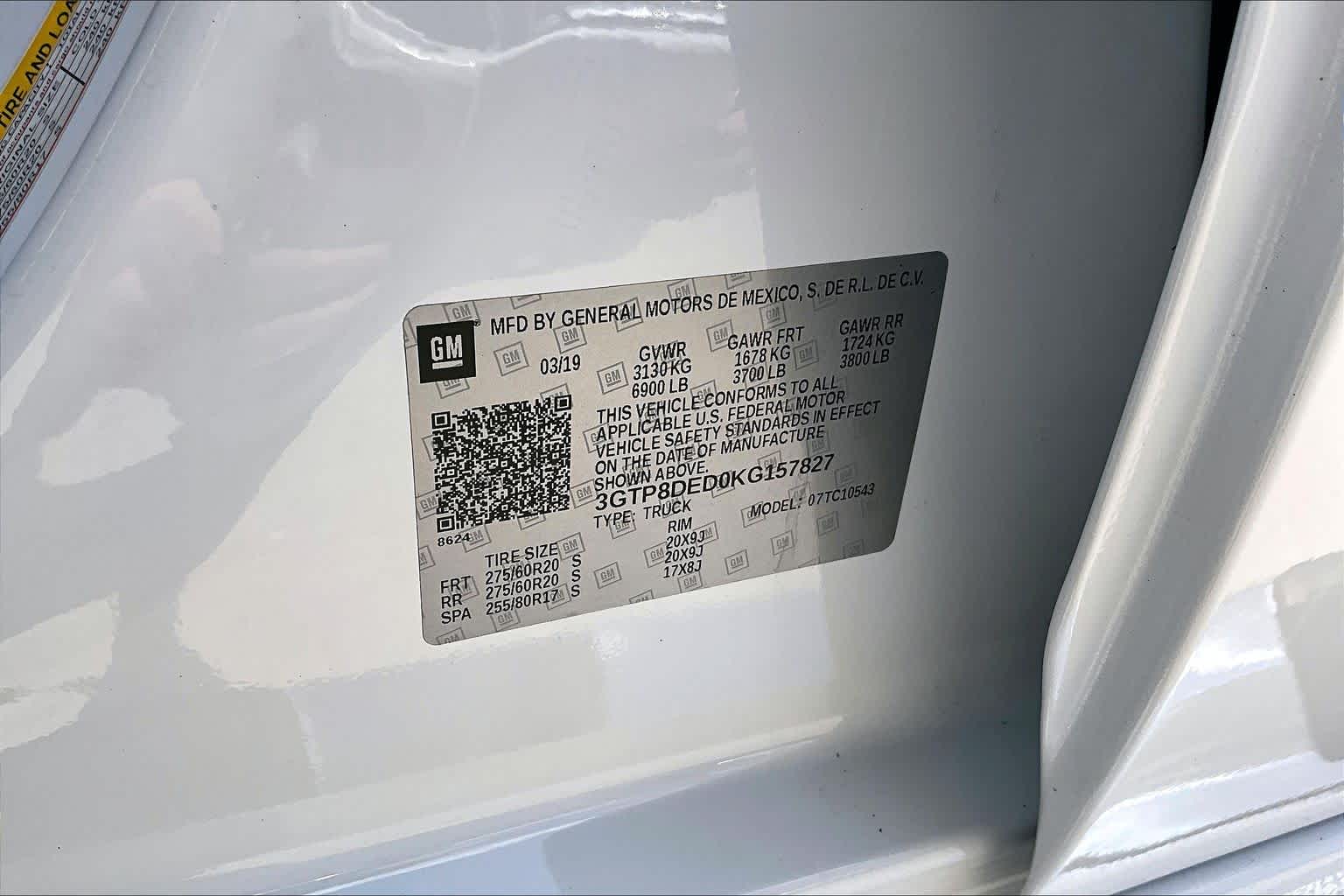 2019 GMC Sierra 1500 SLT Summit White at Texan GMC Buick