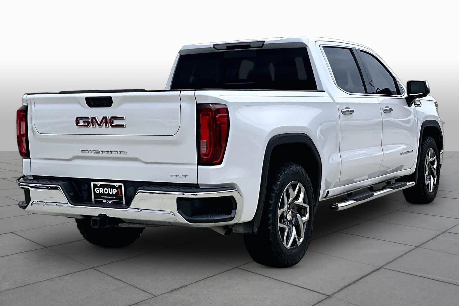 2022 GMC Sierra 1500 SLT White Frost Tricoat at Group 1 Toyota Southwest