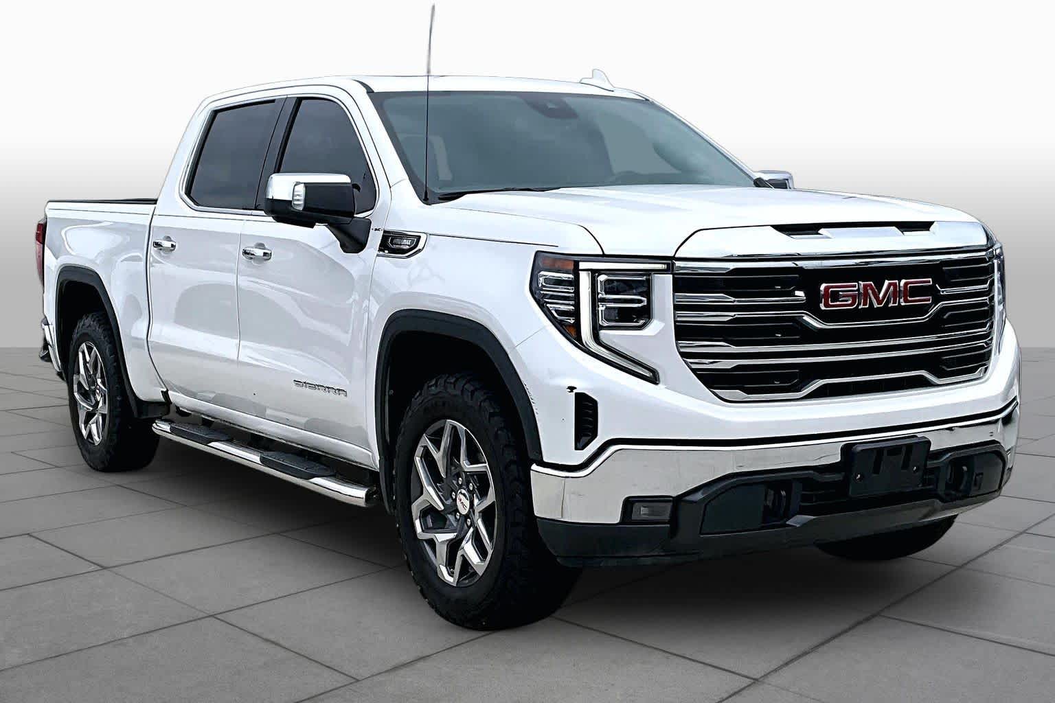2022 GMC Sierra 1500 SLT White Frost Tricoat at Group 1 Toyota Southwest