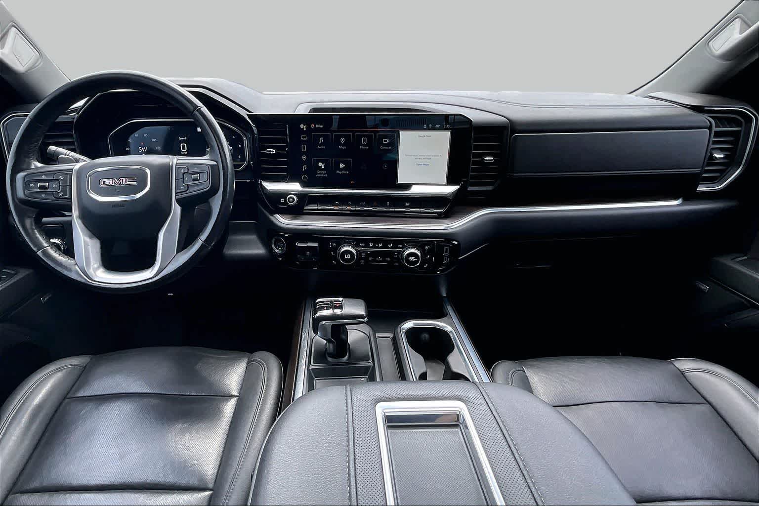 2022 GMC Sierra 1500 SLT White Frost Tricoat at Texan GMC Buick