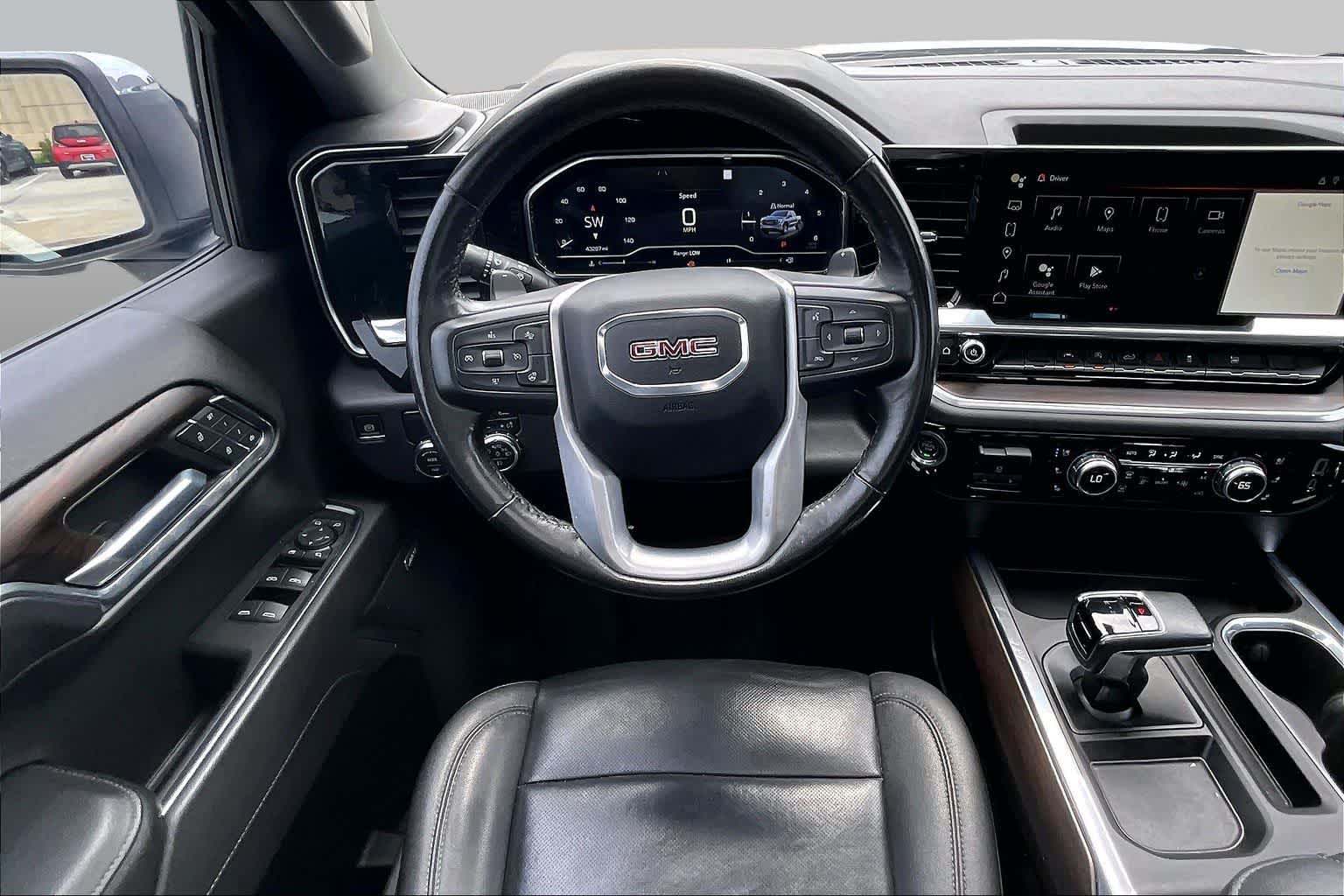 2022 GMC Sierra 1500 SLT White Frost Tricoat at Texan GMC Buick