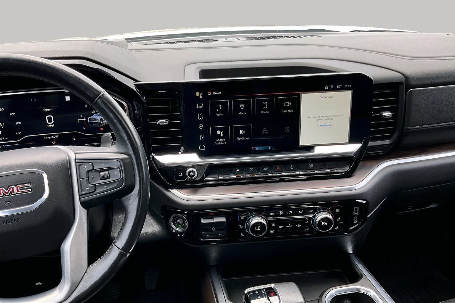2022 GMC Sierra 1500 SLT White Frost Tricoat at Texan GMC Buick