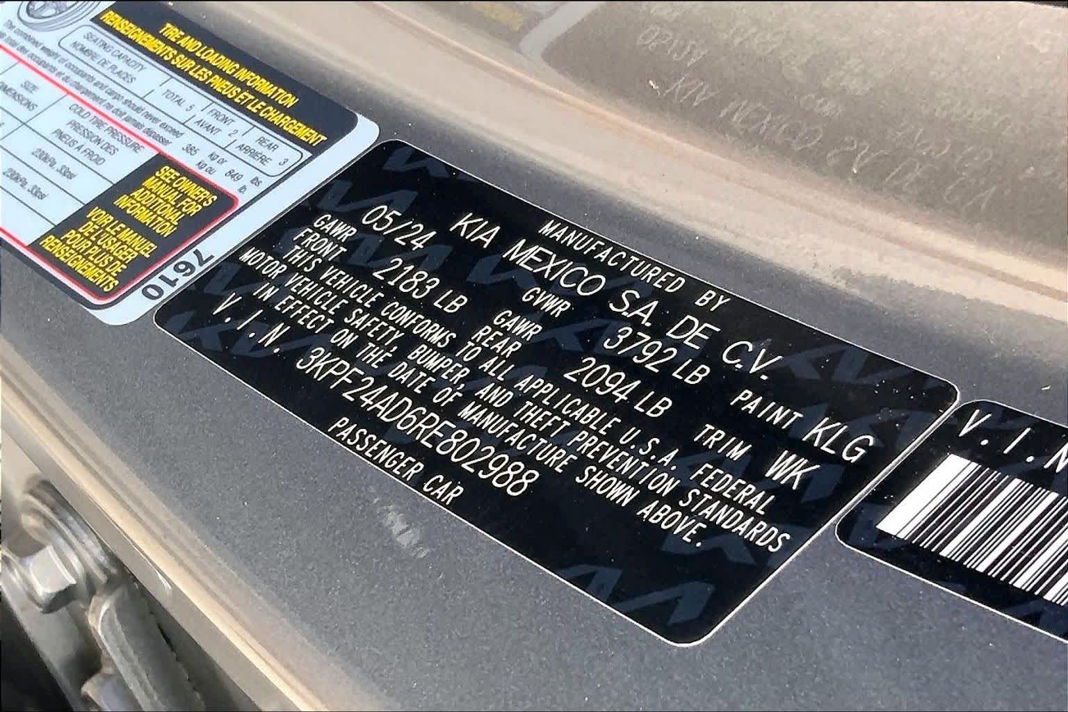 2024 Kia Forte LXS Steel Gray at Tomball Ford
