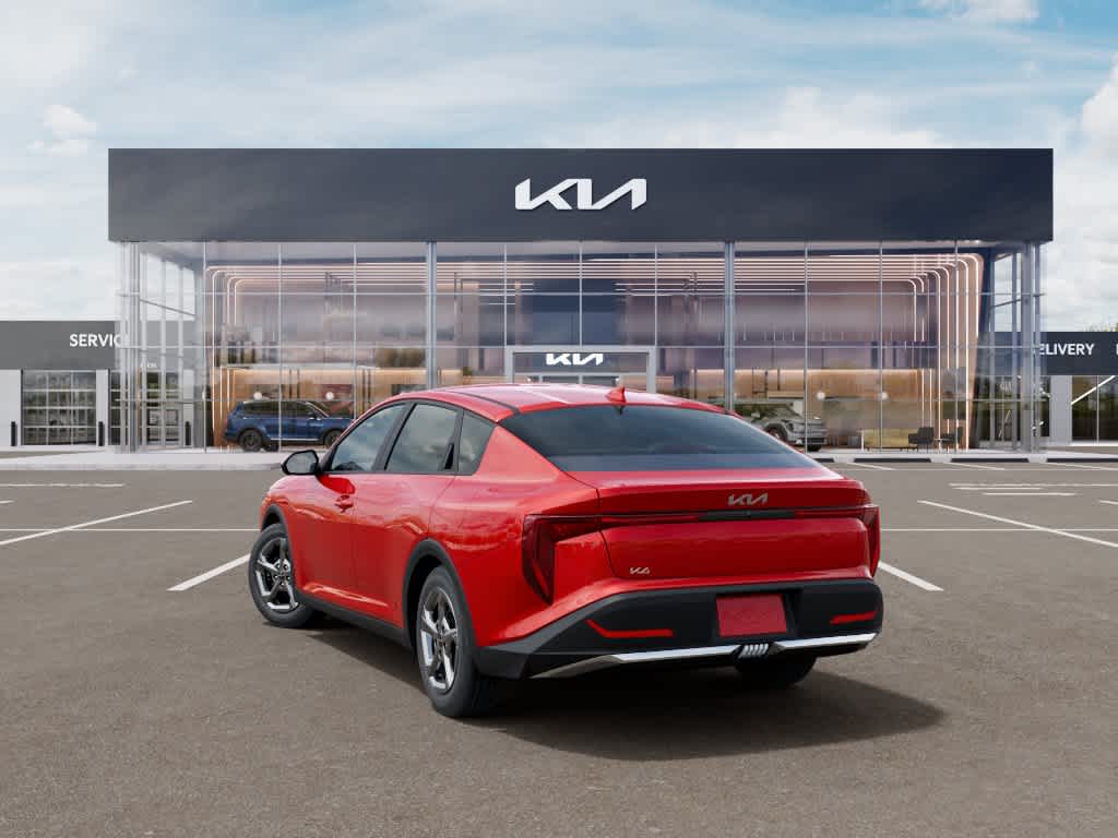 2026 Kia K4 LXS Currant Red at Westside Kia