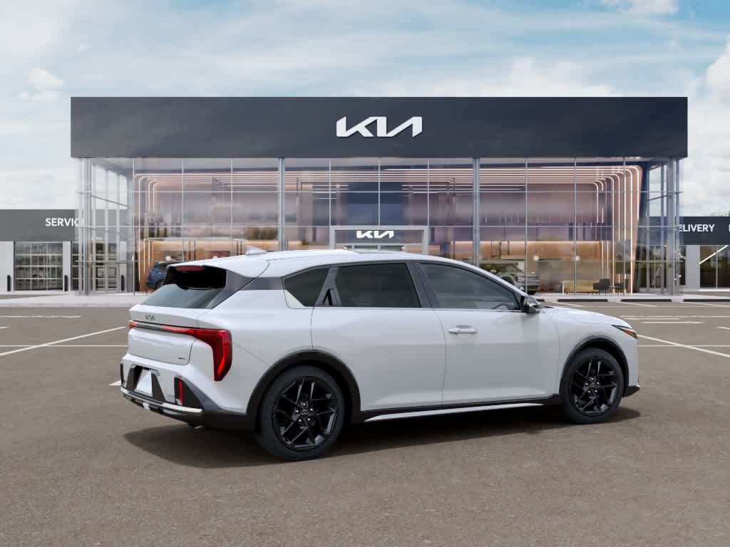 2026 Kia K4 Hatchback GT-Line Turbo Snow White Pearl at Beck & Masten Kia