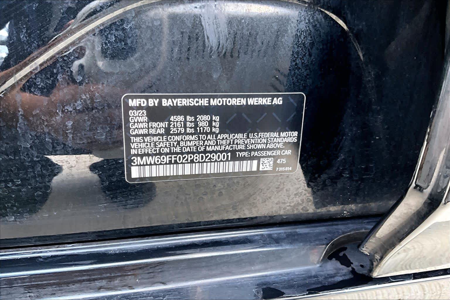 2023 BMW 330i 330i Black Sapphire Metallic at Sterling McCall Nissan