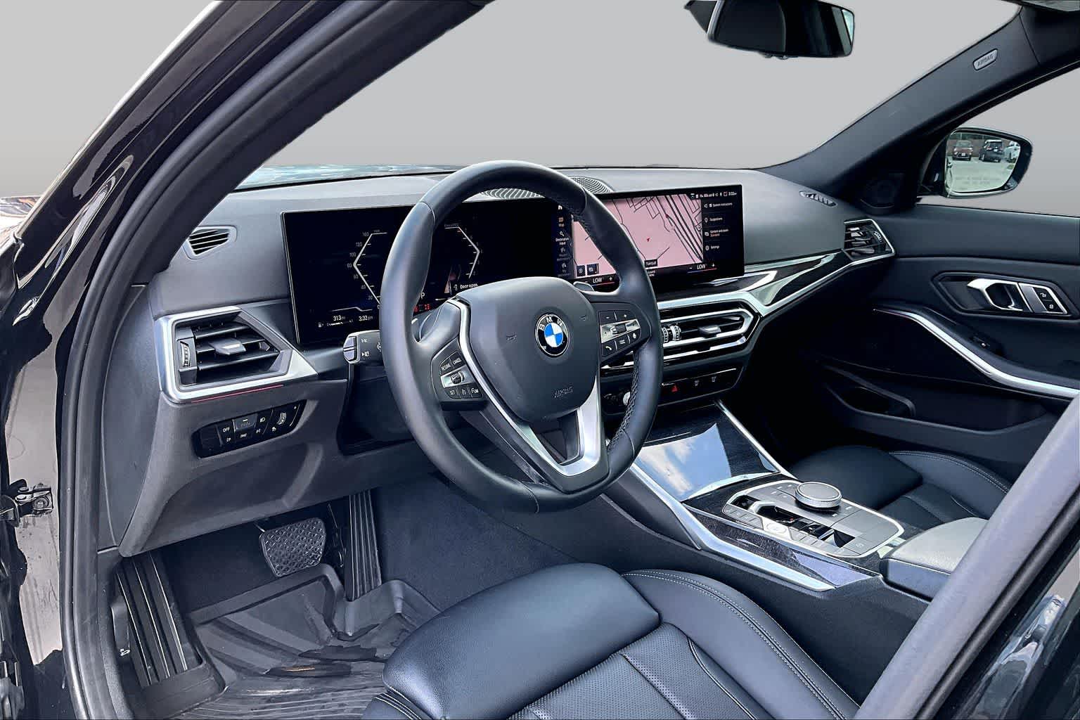 2023 BMW 330i 330i Black Sapphire Metallic at Sterling McCall Nissan