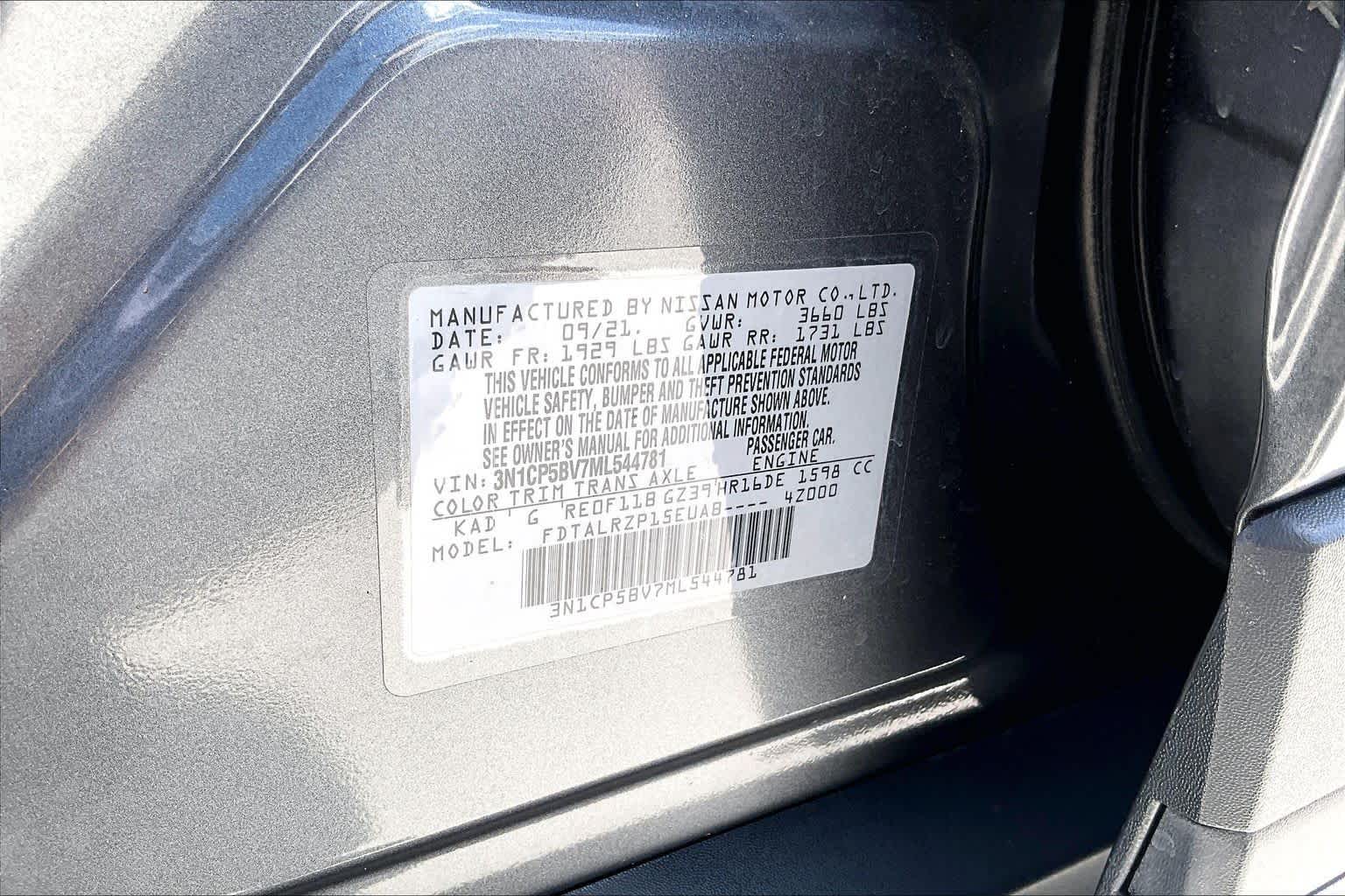 2021 Nissan Kicks S Gun Metallic at HGreg Houston