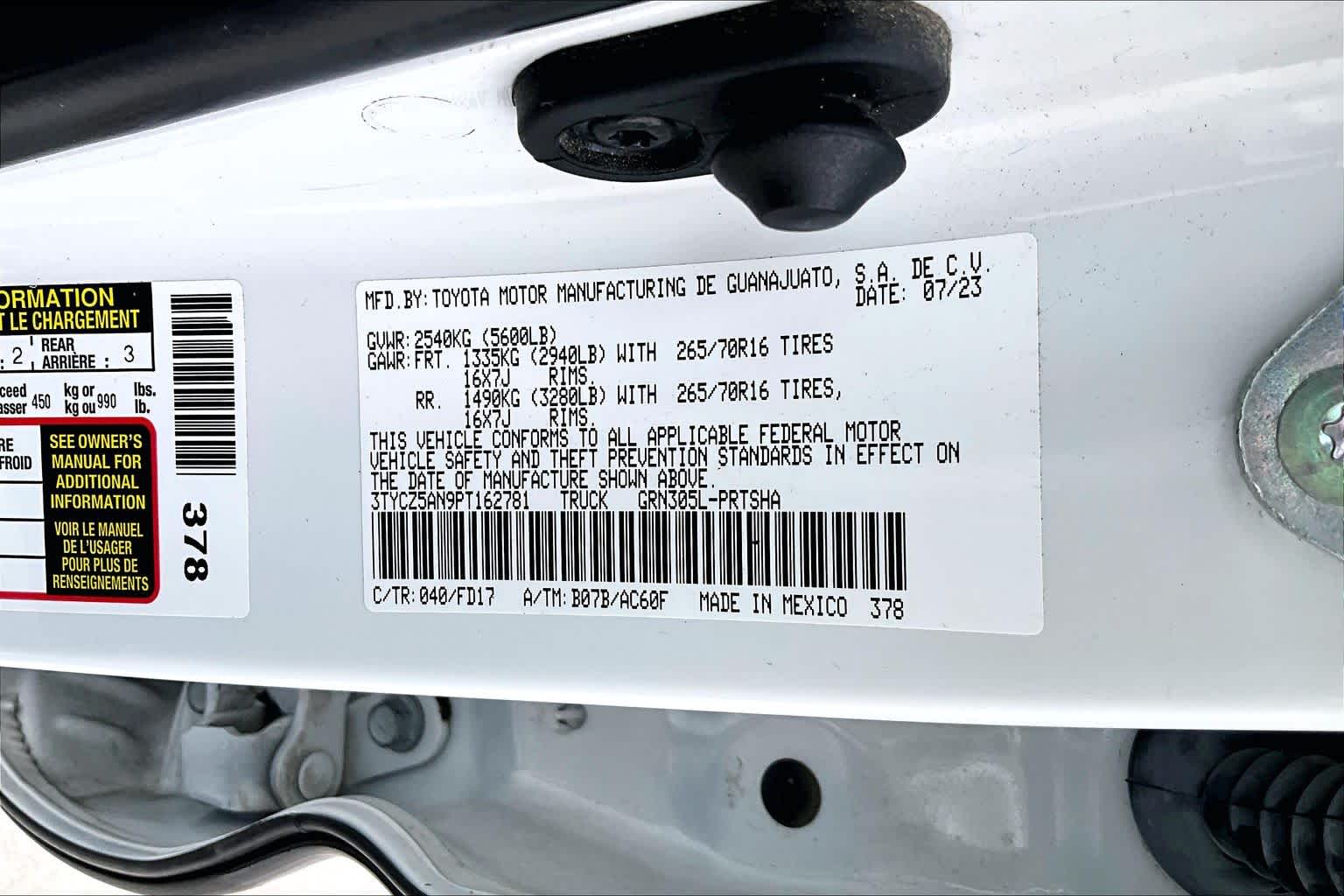 2023 Toyota Tacoma photo 36 of 36