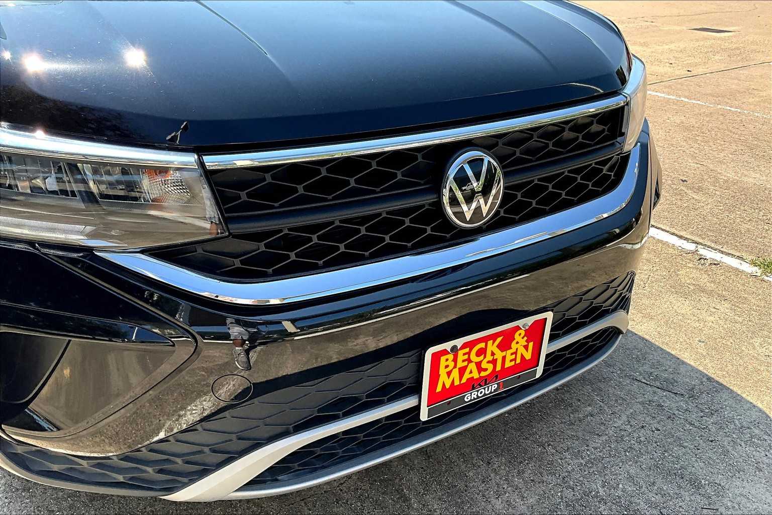 2022 Volkswagen Taos S Deep Black Pearl at HGreg Houston