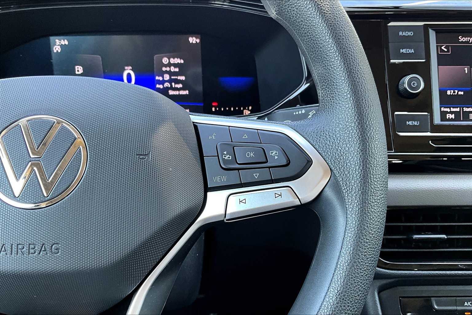 2022 Volkswagen Taos S Deep Black Pearl at HGreg Houston