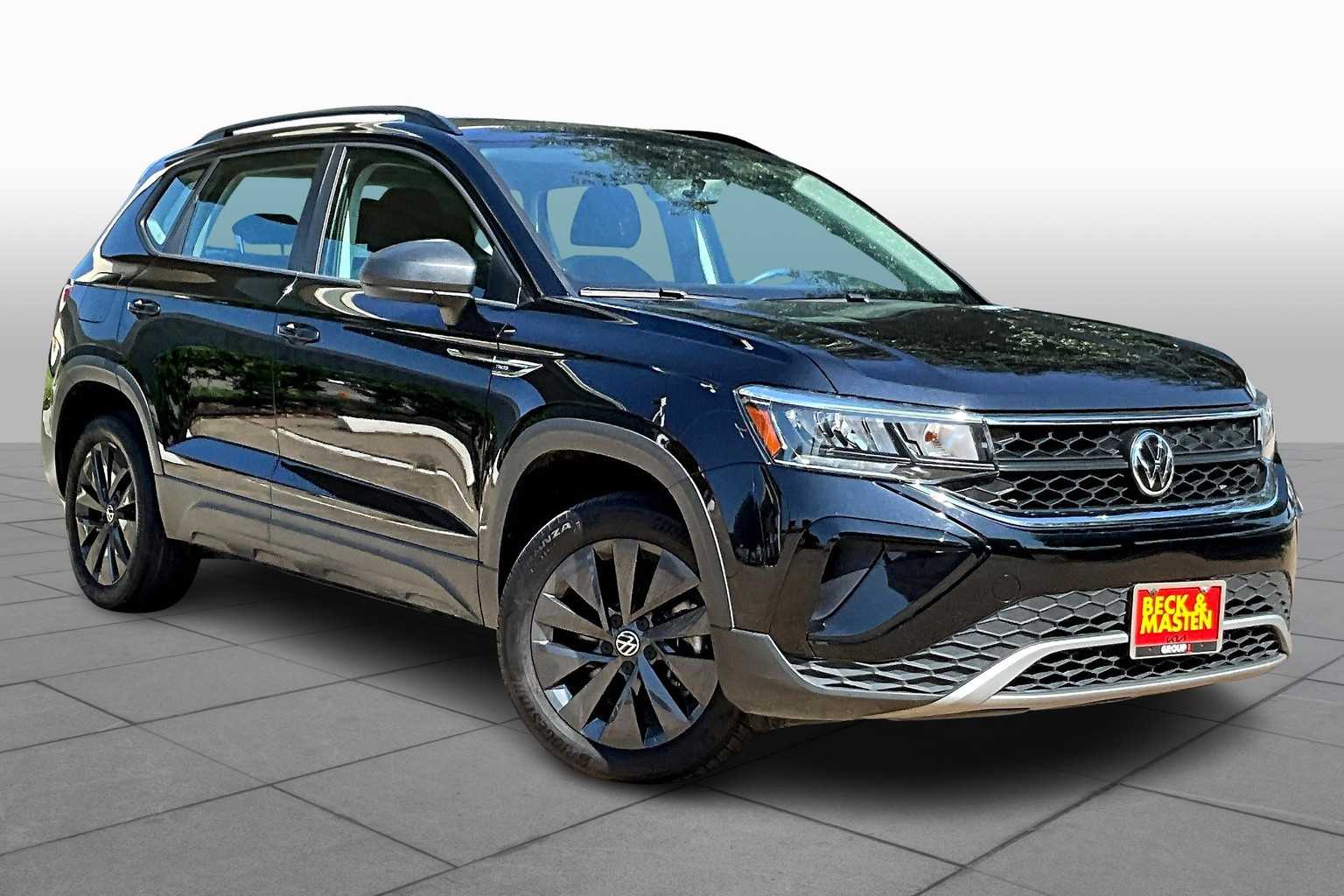 2022 Volkswagen Taos S Deep Black Pearl at HGreg Houston