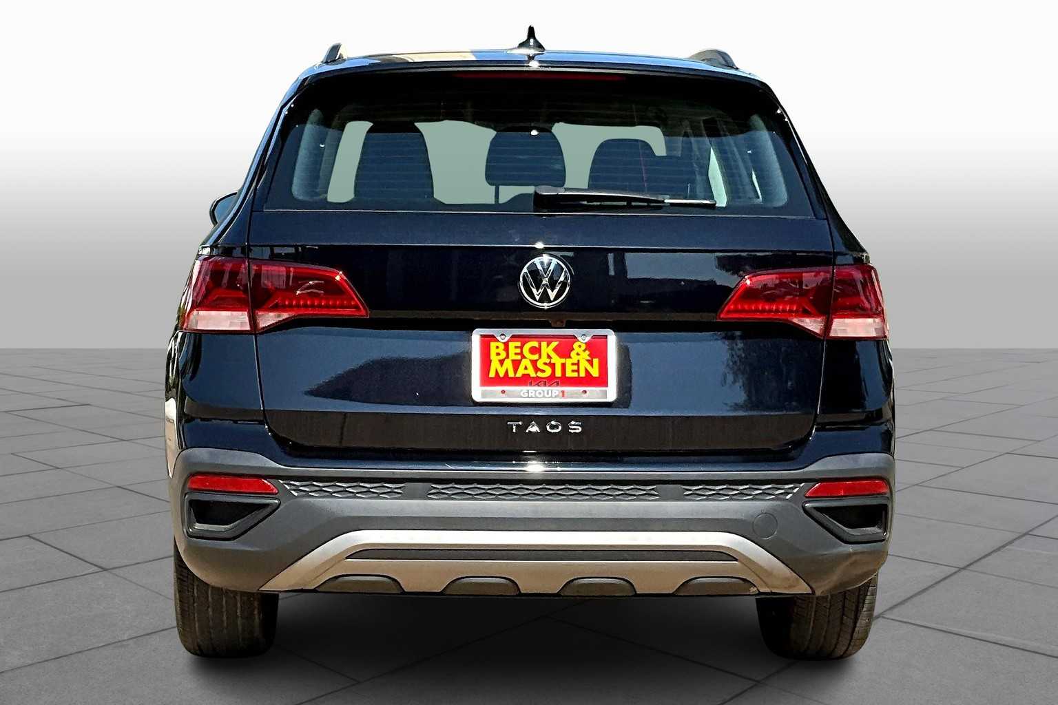 2022 Volkswagen Taos S Deep Black Pearl at HGreg Houston