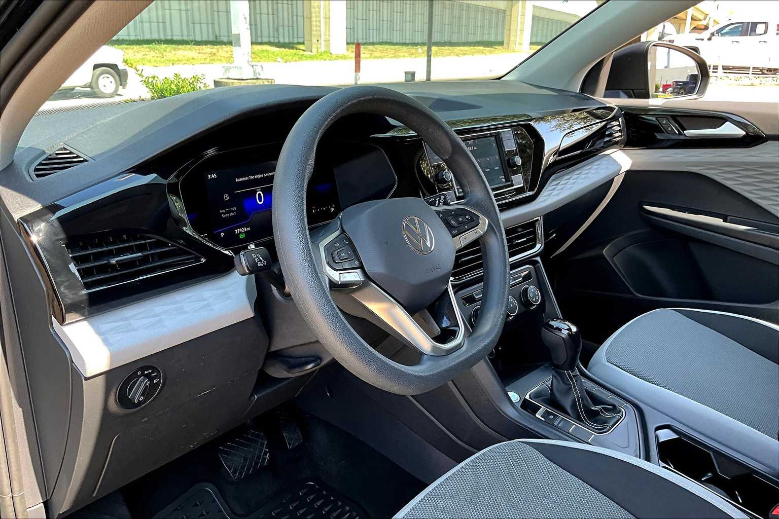 2022 Volkswagen Taos S Deep Black Pearl at HGreg Houston