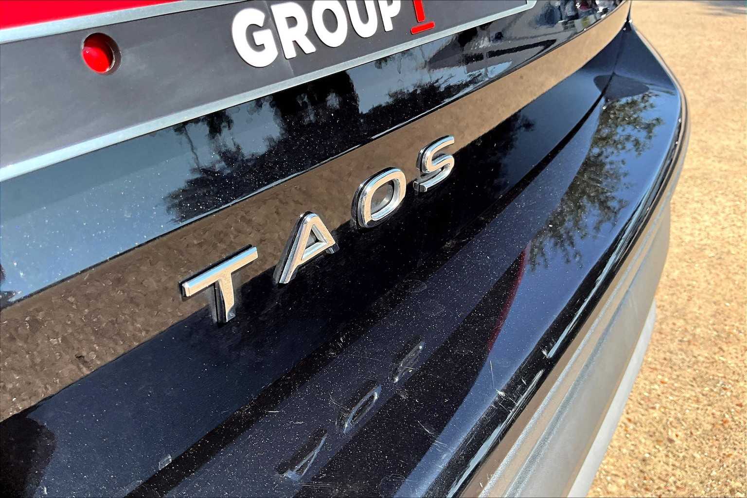 2022 Volkswagen Taos S Deep Black Pearl at HGreg Houston