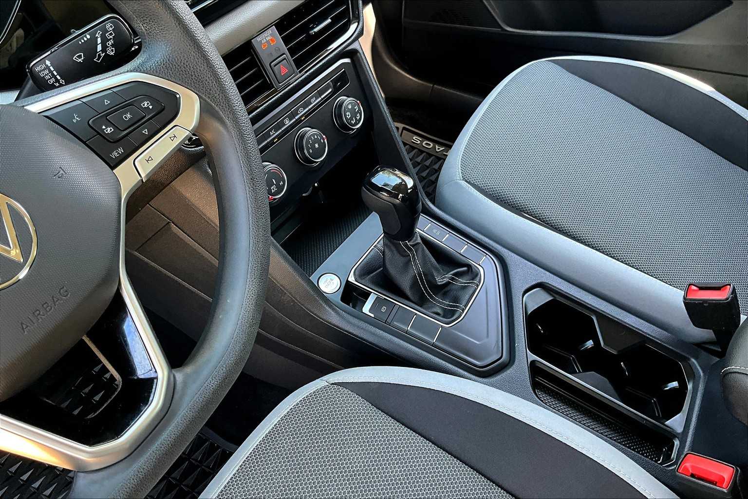 2022 Volkswagen Taos S Deep Black Pearl at HGreg Houston