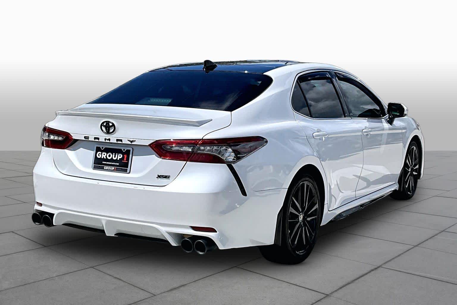 2021 Toyota Camry XSE Wind Chill Pearl at Group 1 Toyota Southwest