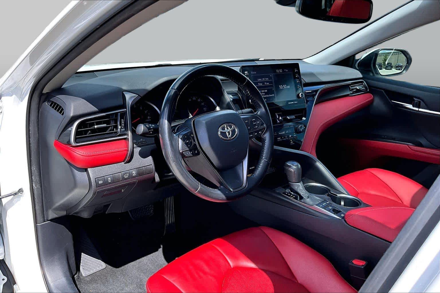 2021 Toyota Camry XSE Wind Chill Pearl at Group 1 Toyota Southwest