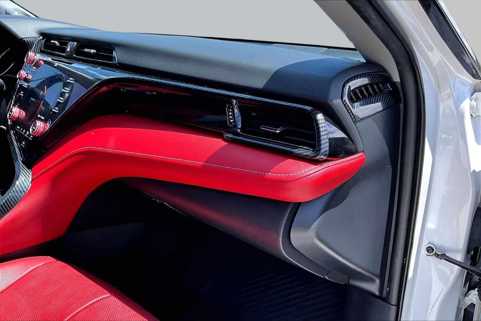 2020 Toyota Camry XSE V6 Wind Chill Pearl/Midnight Black Metallic at Beck & Masten Kia