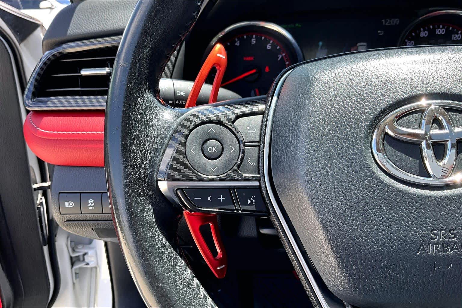 2020 Toyota Camry XSE V6 Wind Chill Pearl/Midnight Black Metallic at Beck & Masten Kia