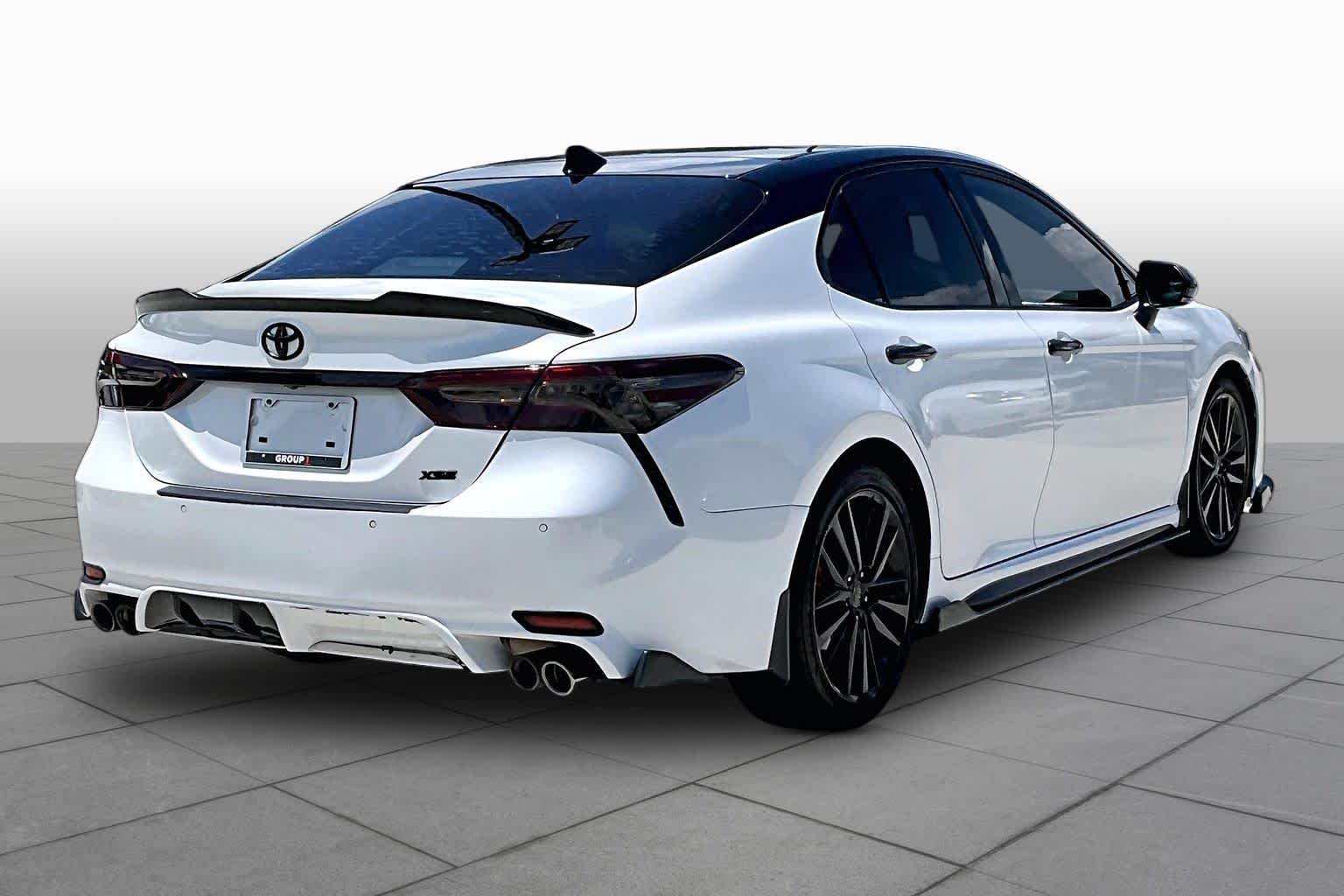 2020 Toyota Camry XSE V6 Wind Chill Pearl/Midnight Black Metallic at Beck & Masten Kia