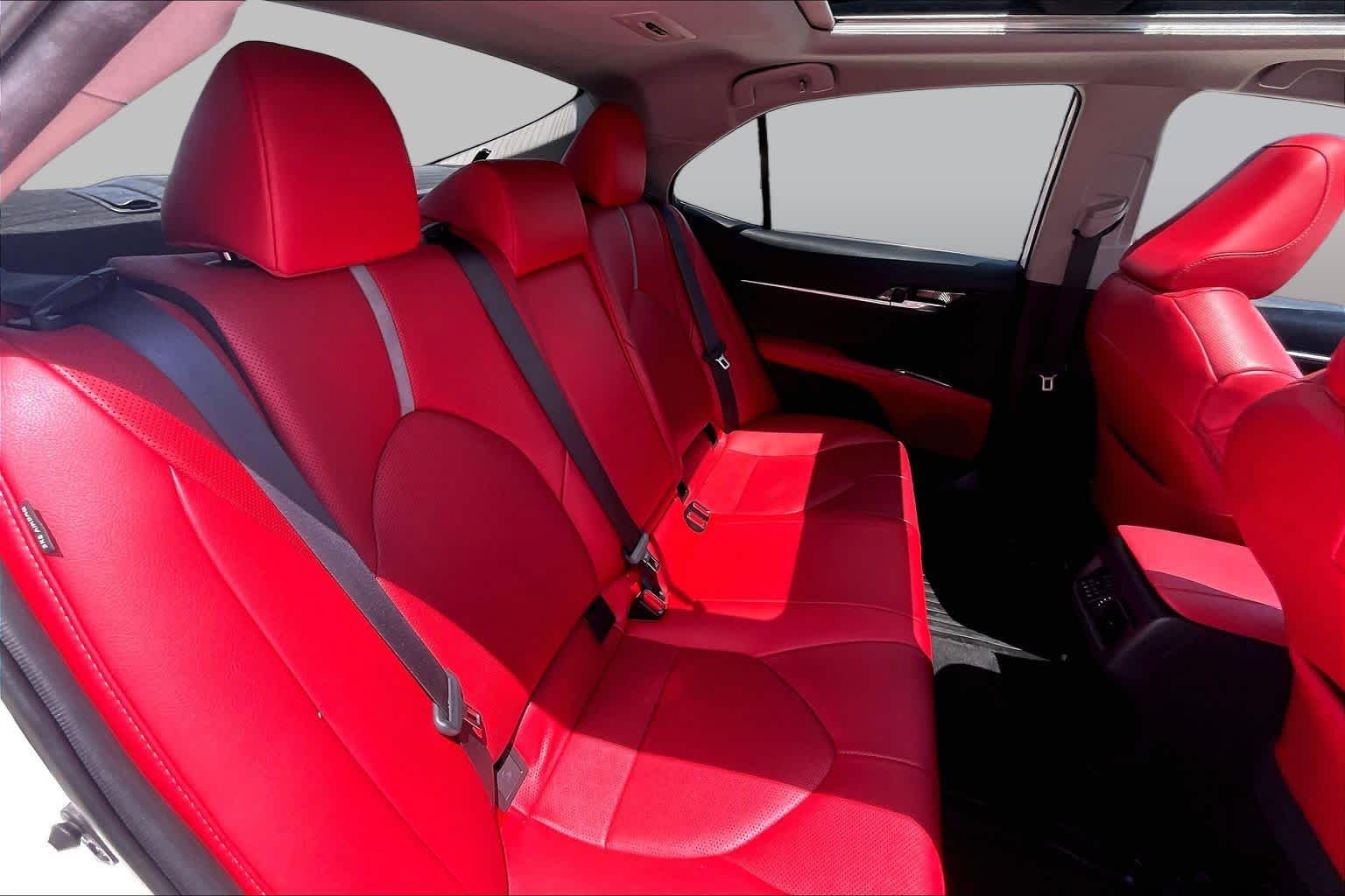 2020 Toyota Camry XSE V6 Wind Chill Pearl/Midnight Black Metallic at Beck & Masten Kia