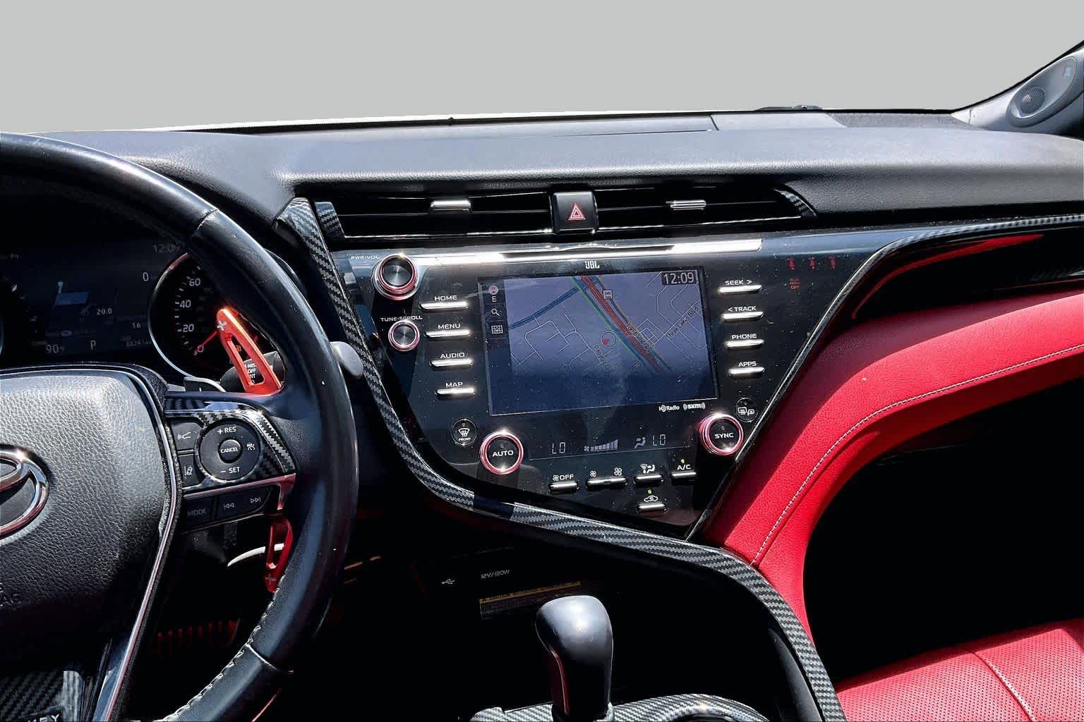 2020 Toyota Camry XSE V6 Wind Chill Pearl/Midnight Black Metallic at Beck & Masten Kia