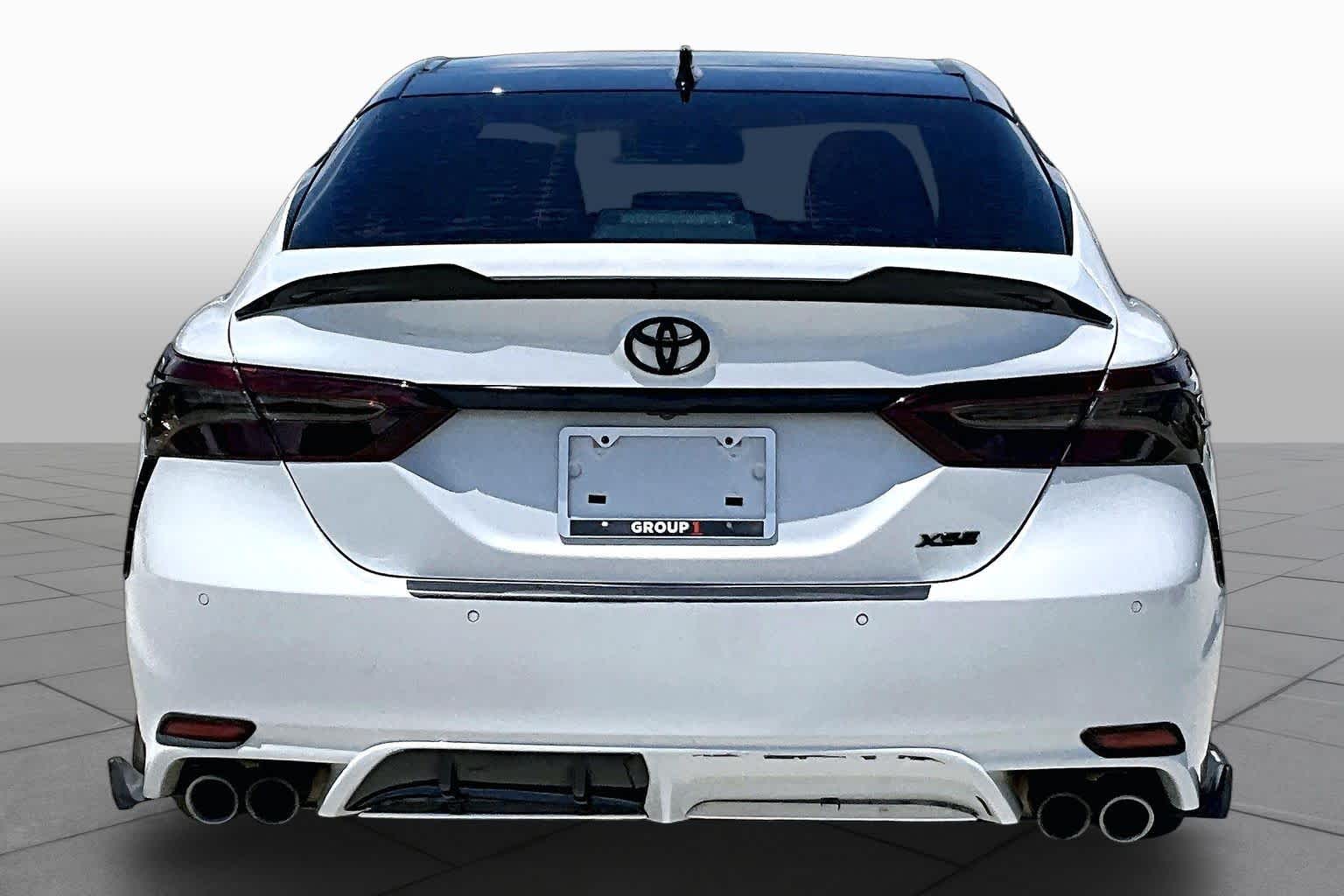 2020 Toyota Camry XSE V6 Wind Chill Pearl/Midnight Black Metallic at Beck & Masten Kia