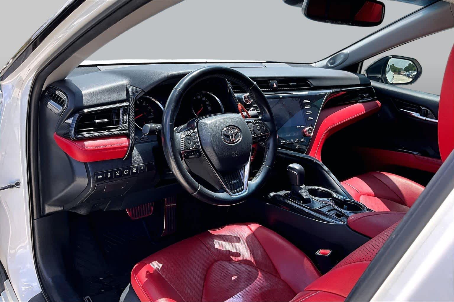 2020 Toyota Camry XSE V6 Wind Chill Pearl/Midnight Black Metallic at Beck & Masten Kia
