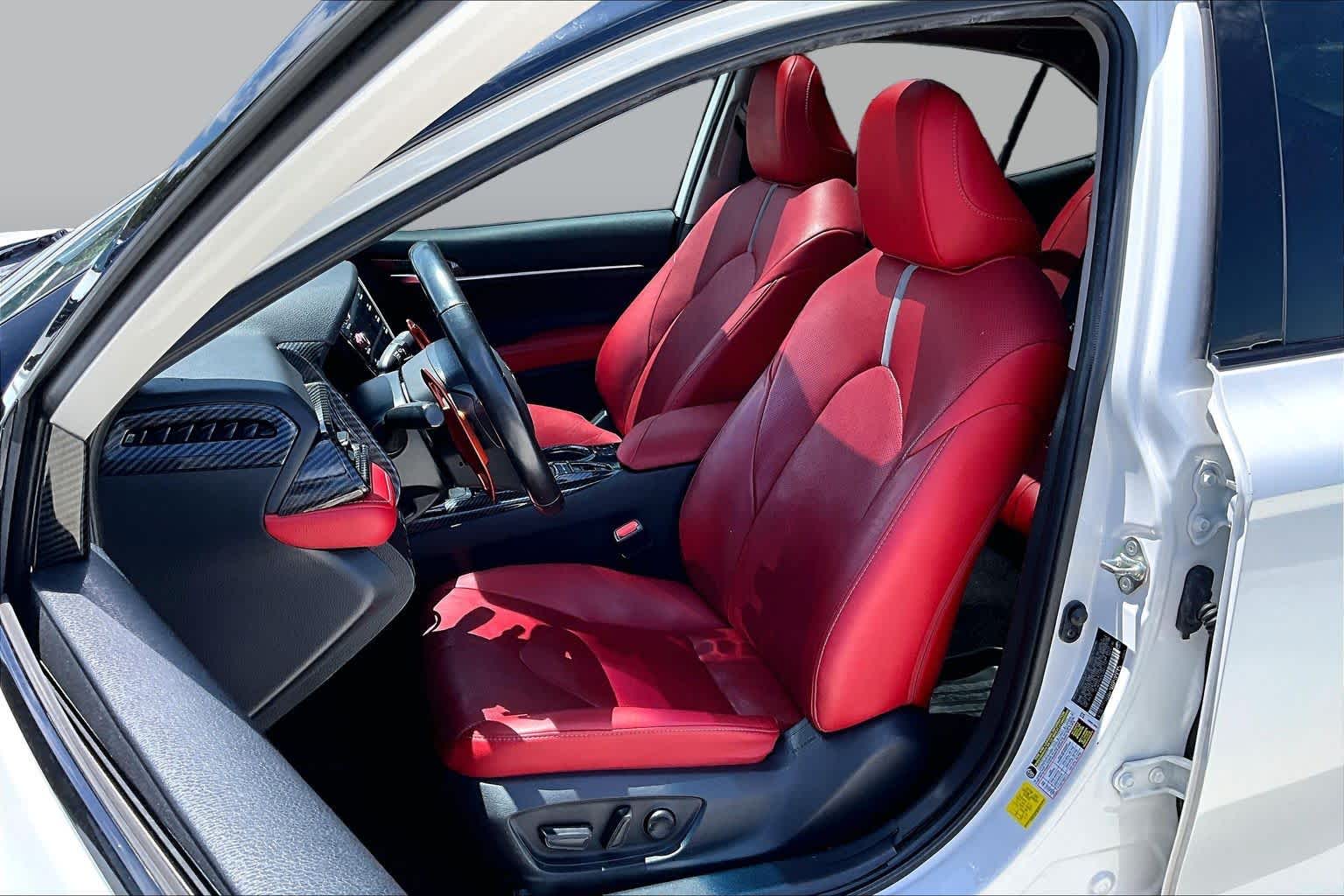 2020 Toyota Camry XSE V6 Wind Chill Pearl/Midnight Black Metallic at Beck & Masten Kia