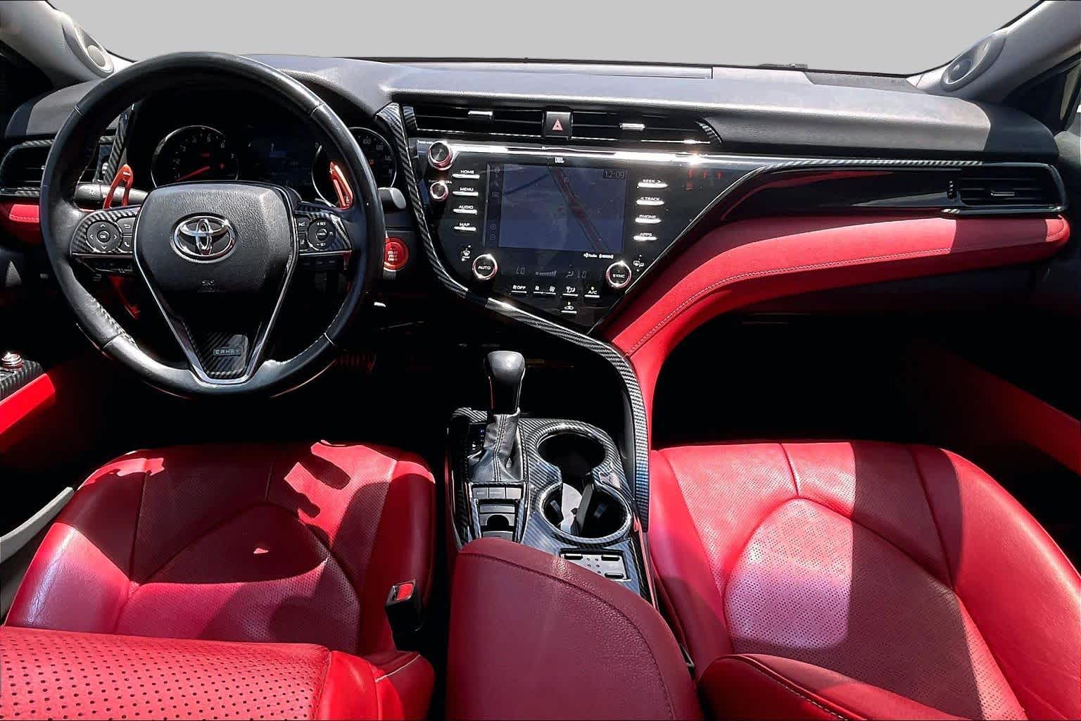 2020 Toyota Camry XSE V6 Wind Chill Pearl/Midnight Black Metallic at Beck & Masten Kia