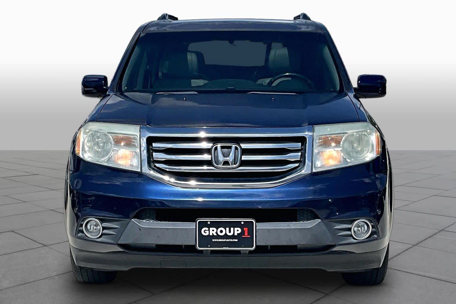 2015 Honda Pilot Touring Obsidian Blue Pearl at Tomball Ford