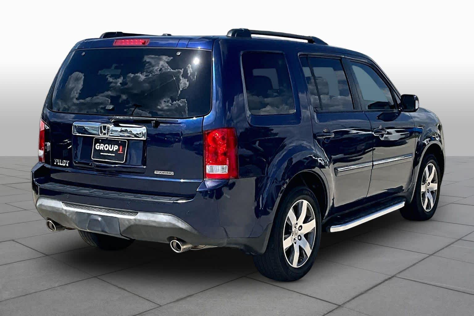 2015 Honda Pilot Touring Obsidian Blue Pearl at Tomball Ford