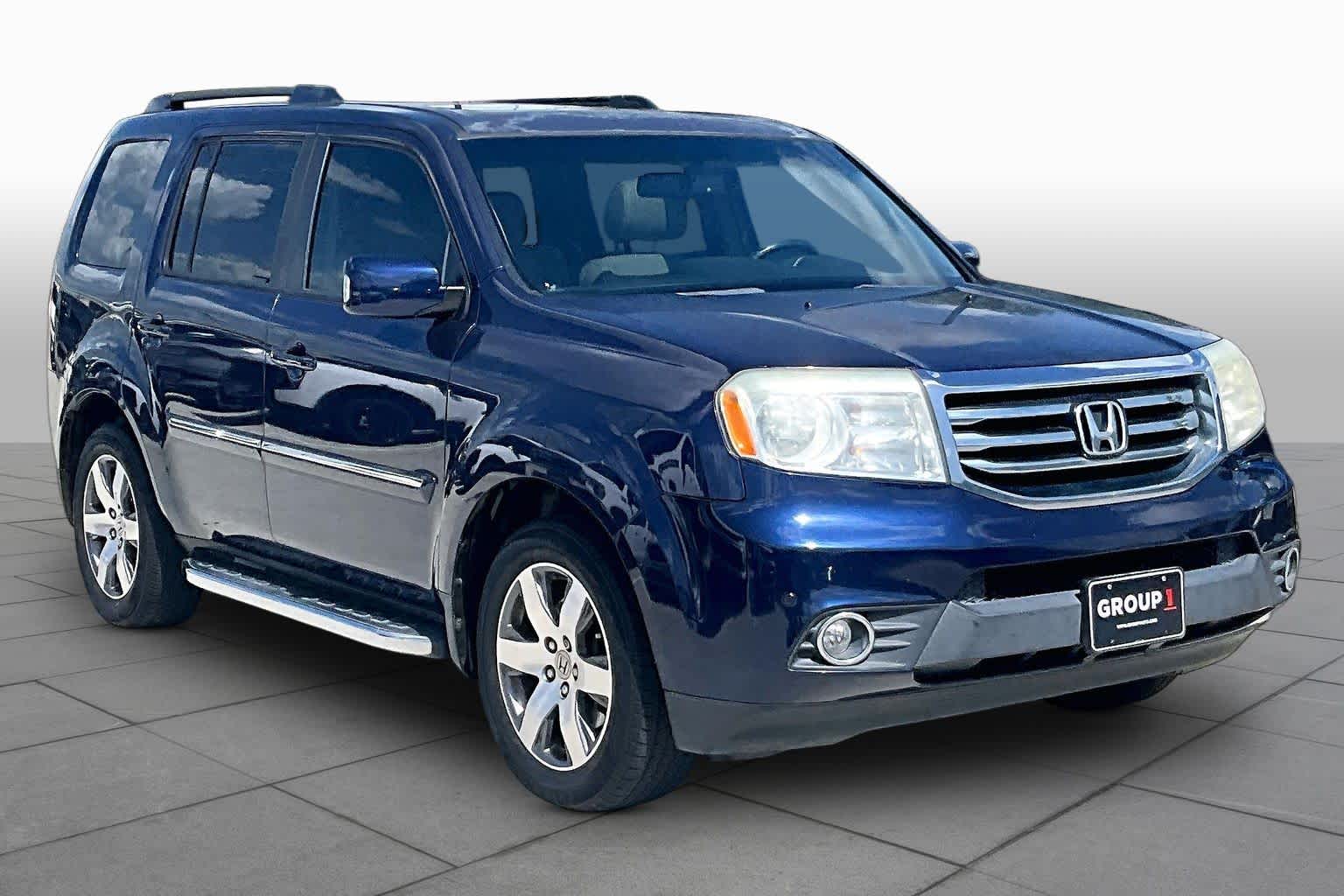 2015 Honda Pilot Touring Obsidian Blue Pearl at Tomball Ford