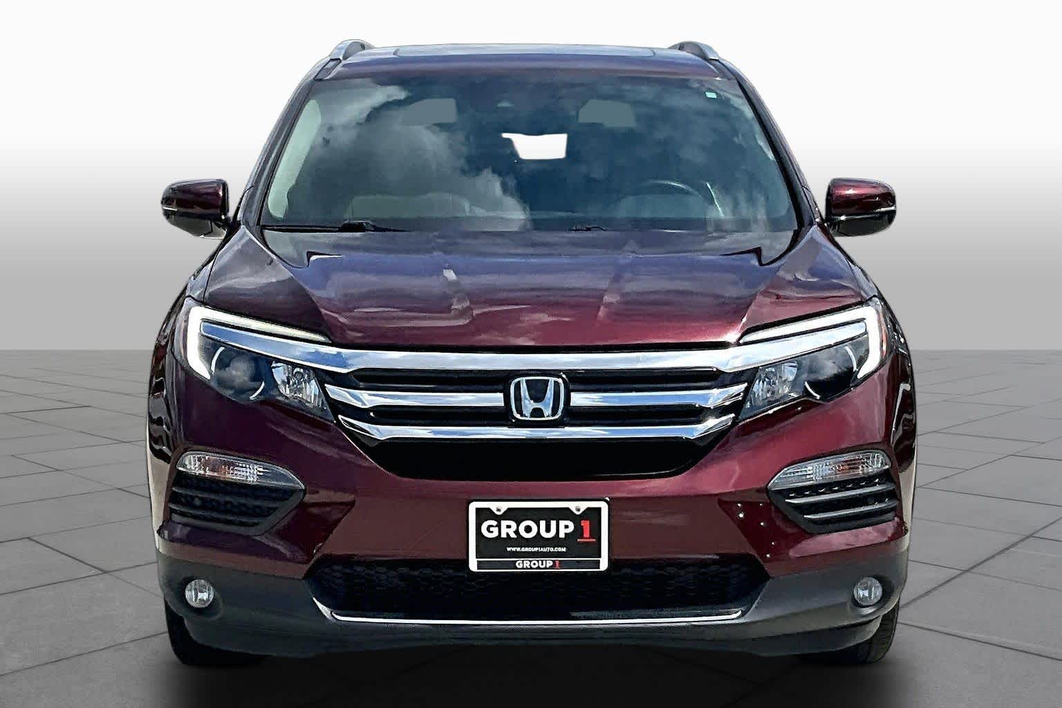 2018 Honda Pilot Touring Deep Scarlet Pearl at Honda of Clear Lake