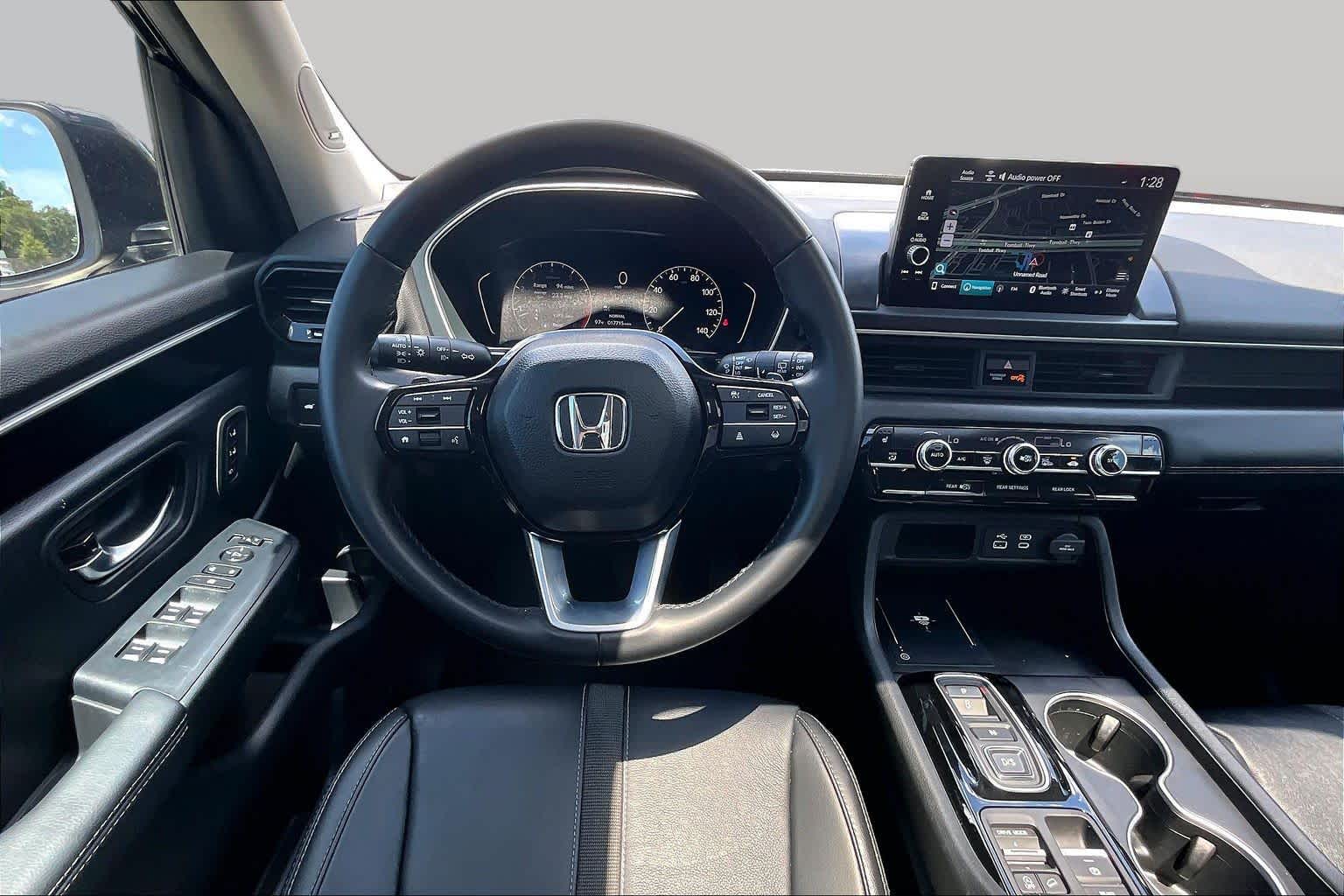 2024 Honda Pilot Touring Crystal Black Pearl at Tomball Ford