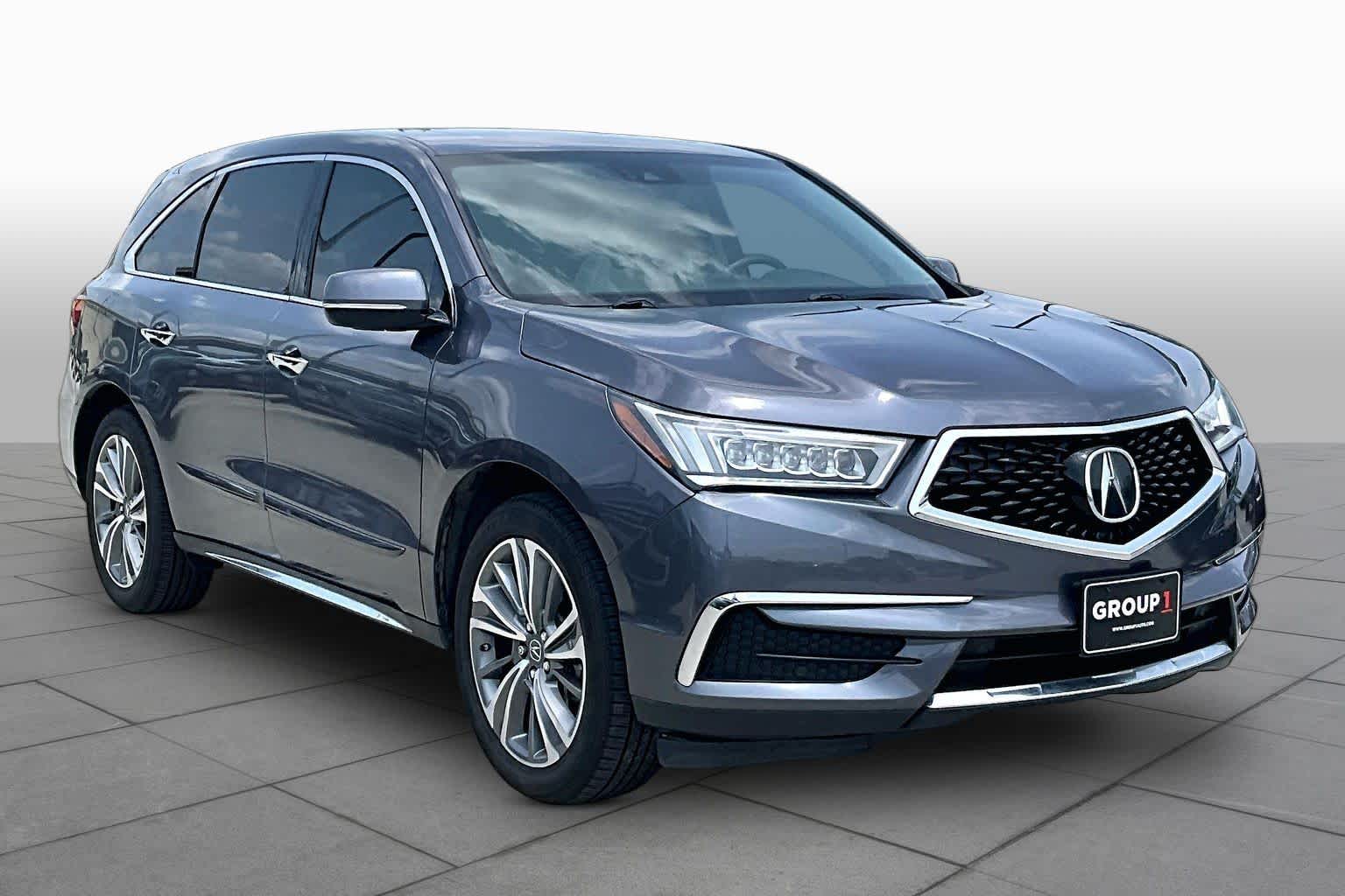 2017 Acura MDX w/Technology Pkg Black Copper Pearl at AutoNation USA Katy