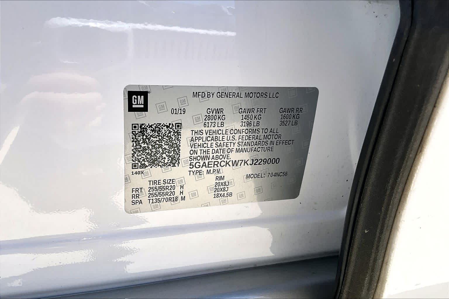 2019 Buick Enclave Premium White Frost Tricoat at Group 1 GMC Buick South