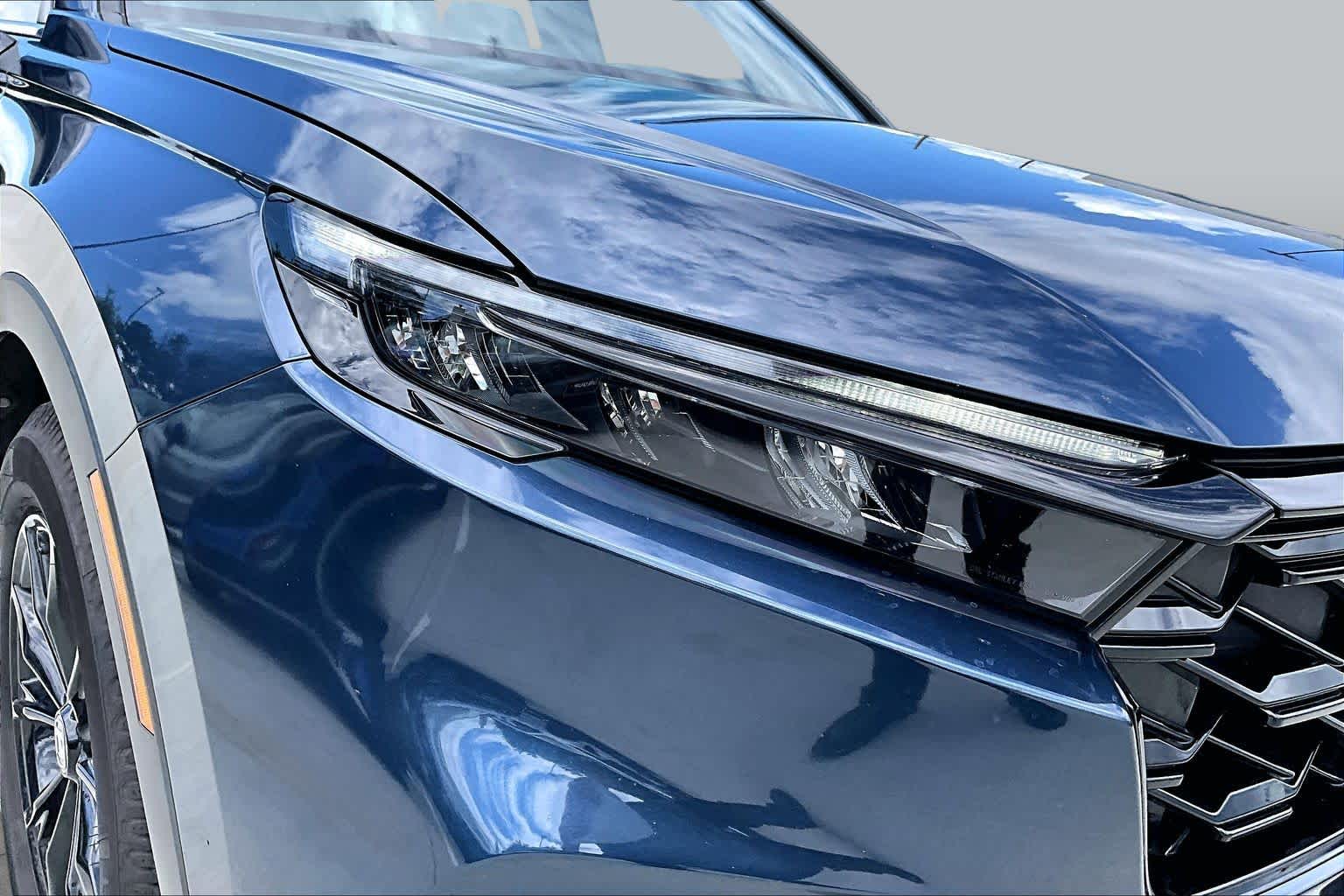 2024 Honda CR-V Hybrid Sport-L Canyon River Blue Metallic at Texan GMC Buick