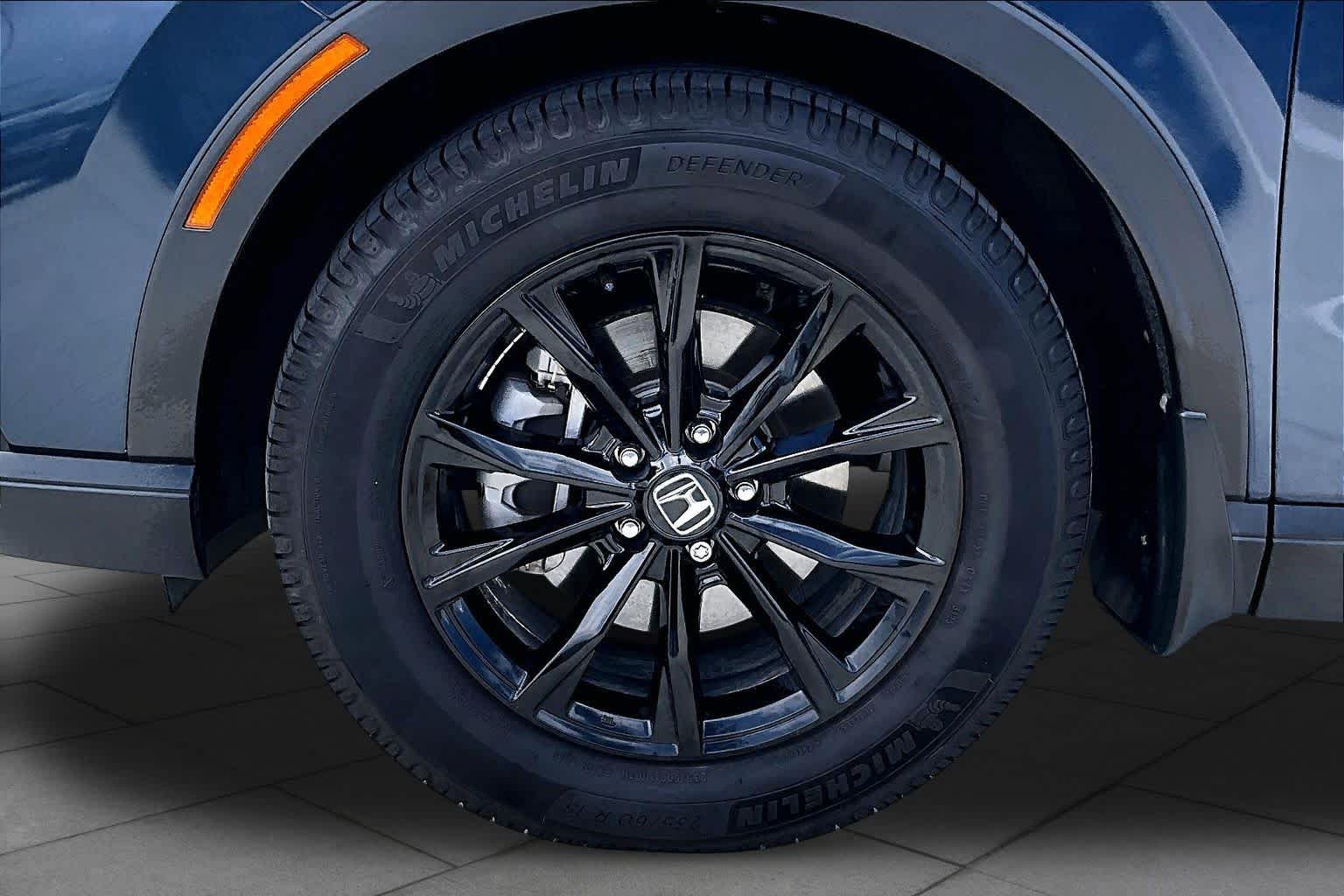 2024 Honda CR-V Hybrid Sport-L Canyon River Blue Metallic at Texan GMC Buick