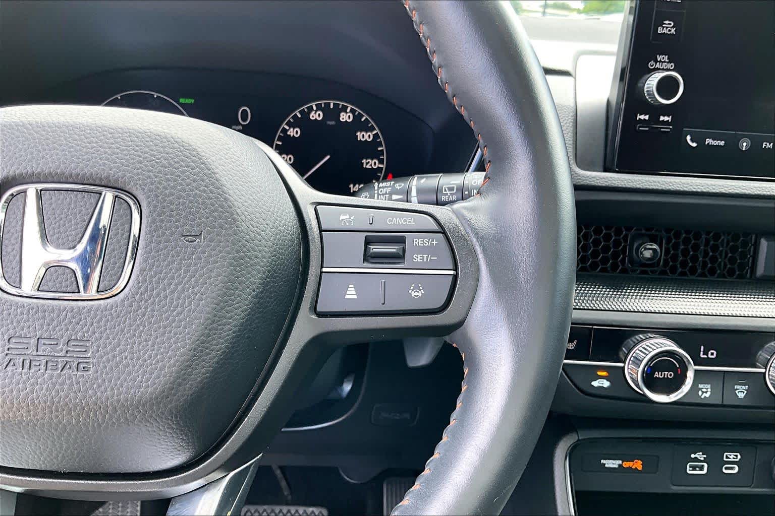 2024 Honda CR-V Hybrid Sport-L Canyon River Blue Metallic at Texan GMC Buick