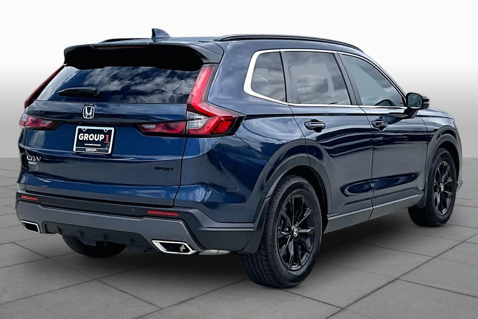 2024 Honda CR-V Hybrid Sport-L Canyon River Blue Metallic at Texan GMC Buick