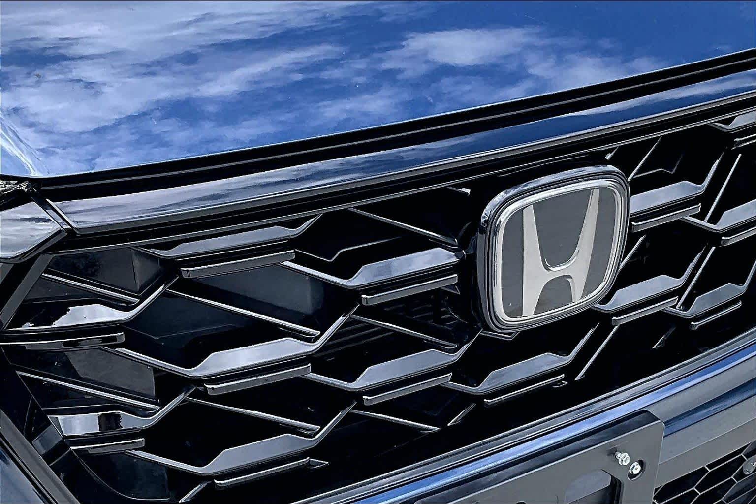 2024 Honda CR-V Hybrid Sport-L Canyon River Blue Metallic at Texan GMC Buick