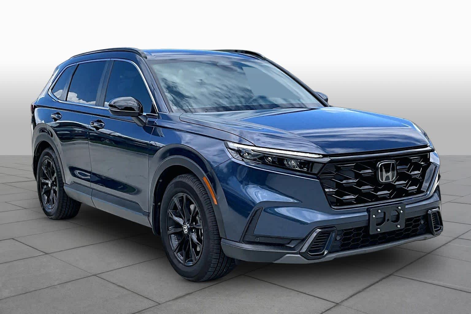 2024 Honda CR-V Hybrid Sport-L Canyon River Blue Metallic at Texan GMC Buick