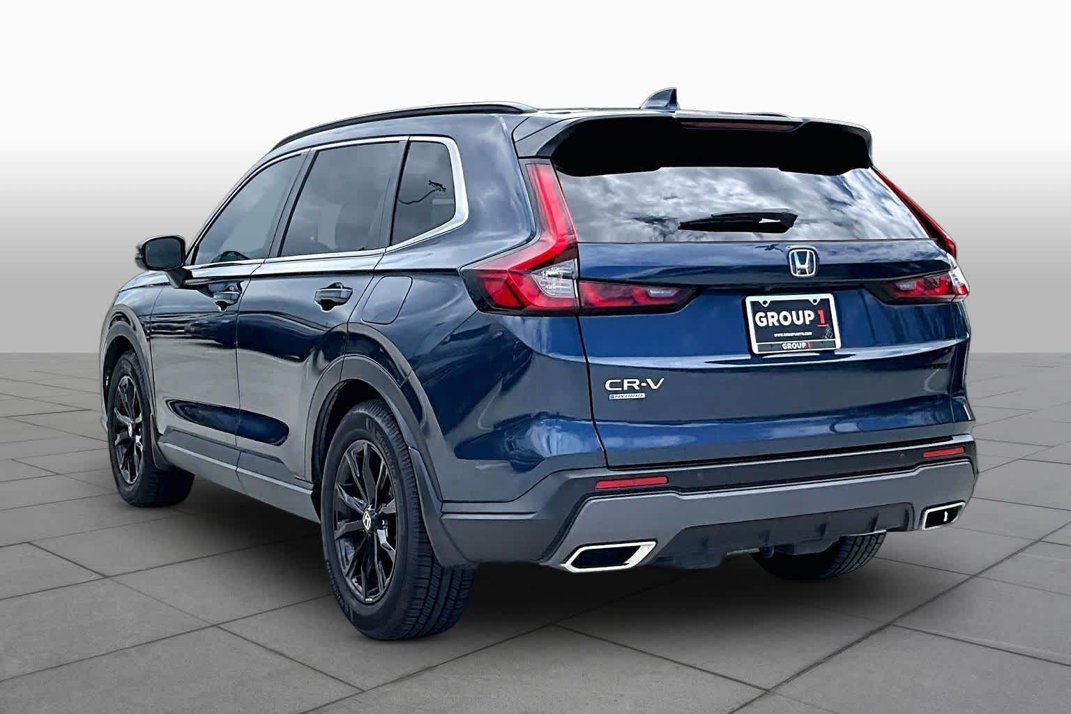 2024 Honda CR-V Hybrid Sport-L Canyon River Blue Metallic at Texan GMC Buick