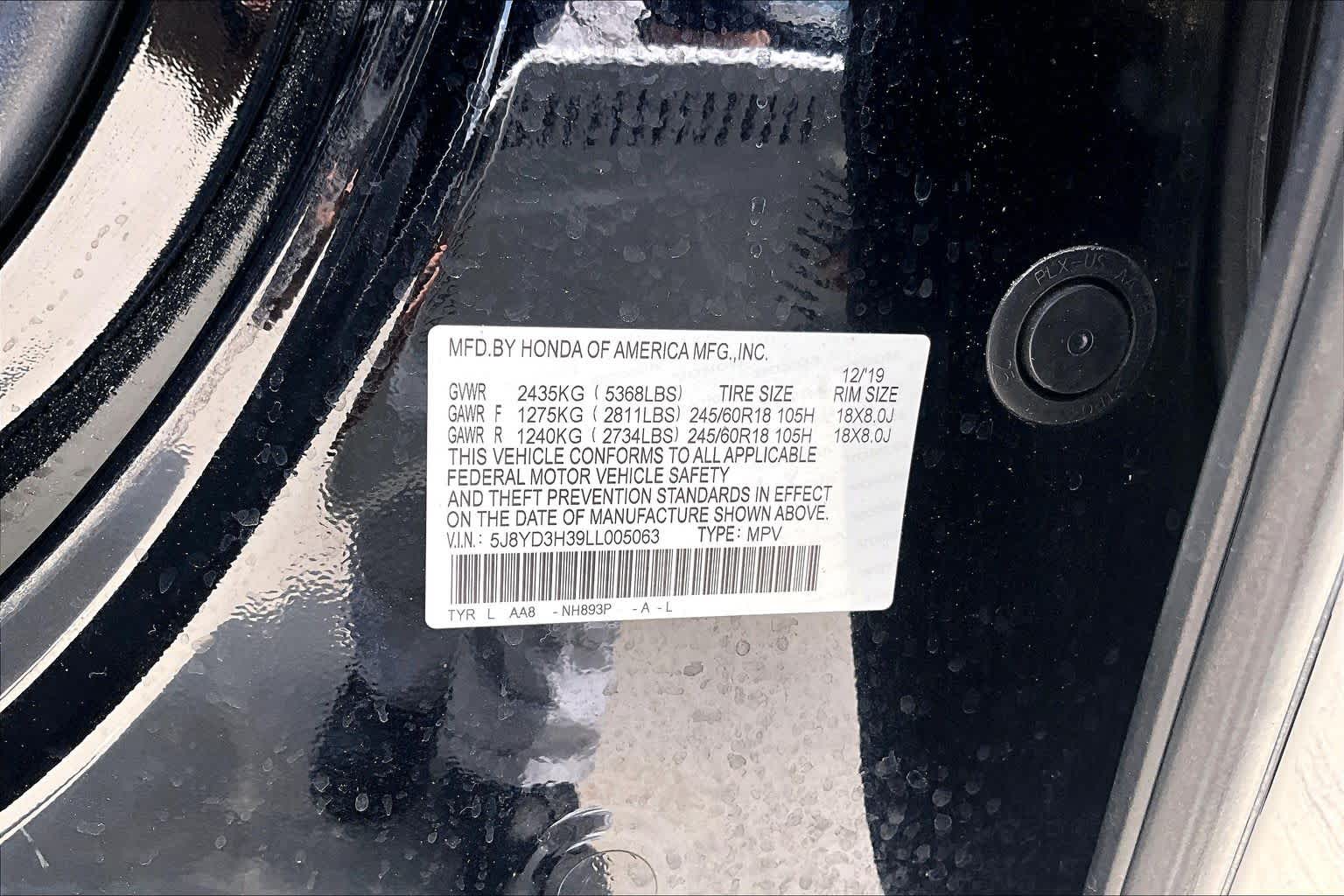2020 Acura MDX  Majestic Black Pearl at AutoNation USA Houston