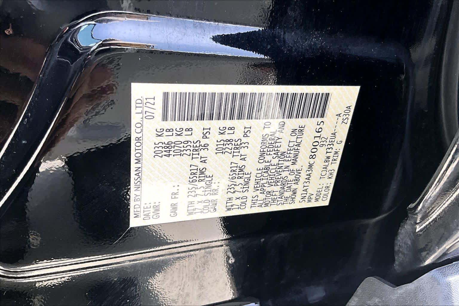 2021 Nissan Rogue S Super Black at Beck & Masten Kia
